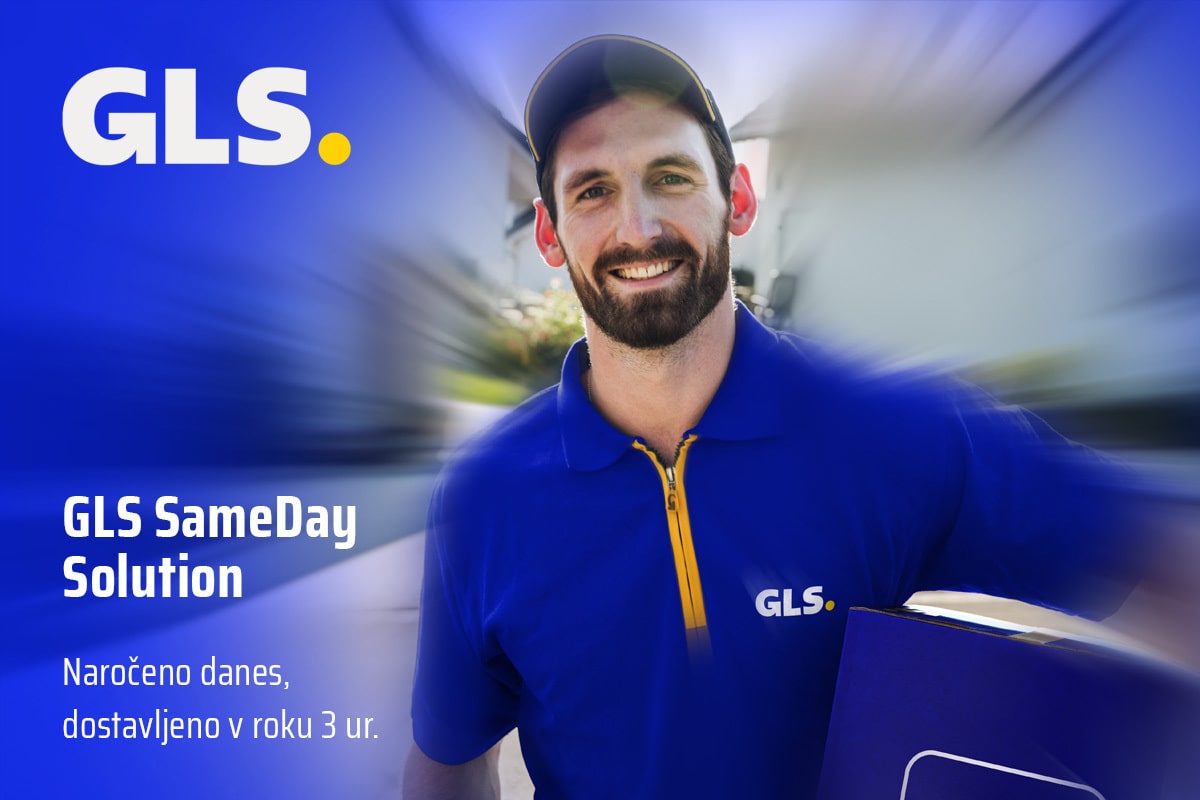 GLS ponuja storitev Same Day Solution, pri kateri izdelke dostavijo že v roku 3 ur.